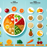 다이어트 프로그램 지도사 필수 중점 과목 정리 - Modern Nutrition Infographic**

"A vibrant and informative infographic about balanced nutrition, fea...